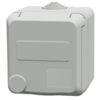 MENNEKES Pinta-asennuspistorasia Cepex-design, sähkönharmaa 4807