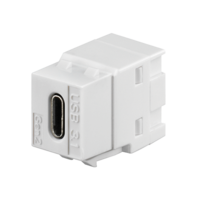 MENNEKES  Keystone-moduuli USB 3.1, TYYPPI C, puhtaan valkoinen 41579