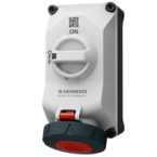 MENNEKES Pinta-asennuspistorasia DUO 5604506G