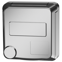 MENNEKES  Paneeliasennetut pistorasia Cepex-design, valkoinen alumiini 4478