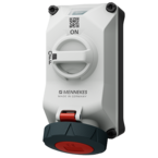 MENNEKES Pinta-asennuspistorasia DUOi 5614406H