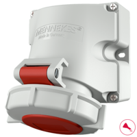 MENNEKES Pinta-asennuspistorasia 9342