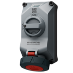 MENNEKES Pinta-asennuspistorasia DUOi R 5814506TC