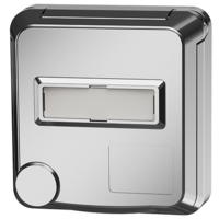 MENNEKES  Paneeliasennetut pistorasia Cepex-design, valkoinen alumiini  4845ME