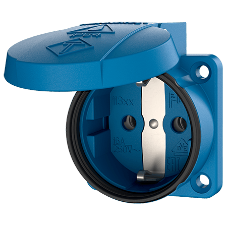 MENNEKES Paneeliasennetut pistorasia SCHUKO® 11321