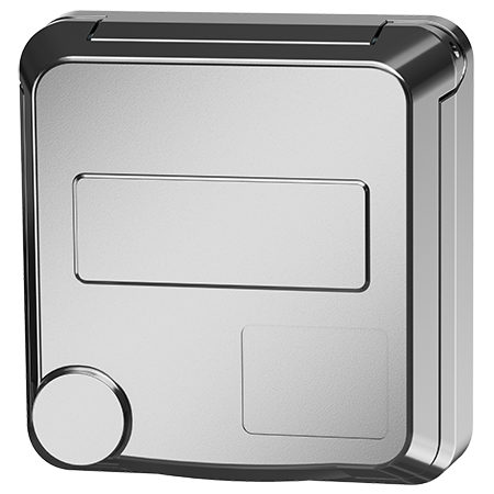 MENNEKES Paneeliasennetut pistorasia Cepex-design, valkoinen alumiini 4480