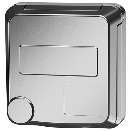 MENNEKES Paneeliasennetut pistorasia Cepex-design SCHUKO®, valkoinen alumiini 4584