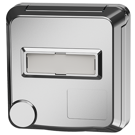 MENNEKES Paneeliasennetut pistorasia Cepex-design, valkoinen alumiini 4845ME