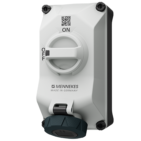 MENNEKES Pinta-asennuspistorasia DUO 5602407G