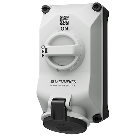 MENNEKES Pinta-asennuspistorasia DUO 5603505G