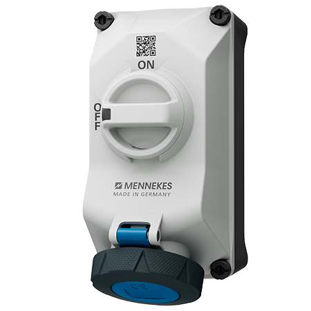 MENNEKES Pinta-asennuspistorasia DUO 5604306G