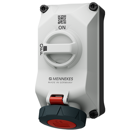 MENNEKES Pinta-asennuspistorasia DUO 5604406G