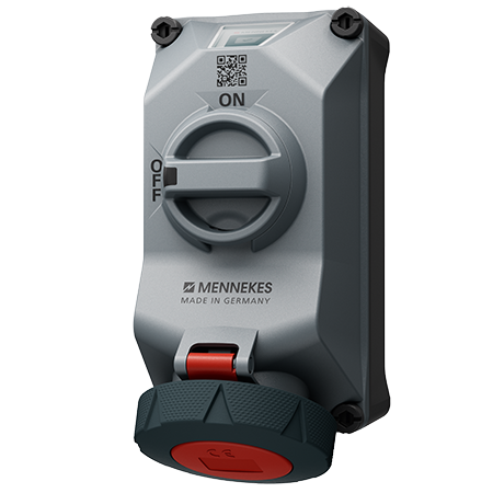 MENNEKES Pinta-asennuspistorasia DUOi R 5814506TC