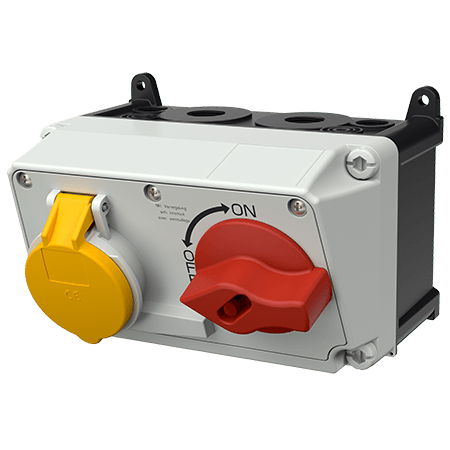 MENNEKES Pinta-asennuspistorasia DUO 7602