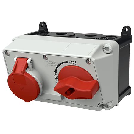 MENNEKES Pinta-asennuspistorasia DUO 7605