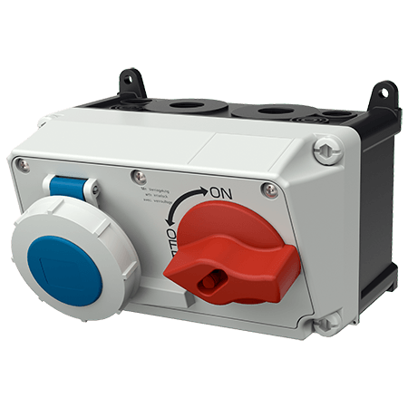 MENNEKES Pinta-asennuspistorasia DUO 7621